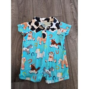 Birdie bean baby boy romper 0-3 mos